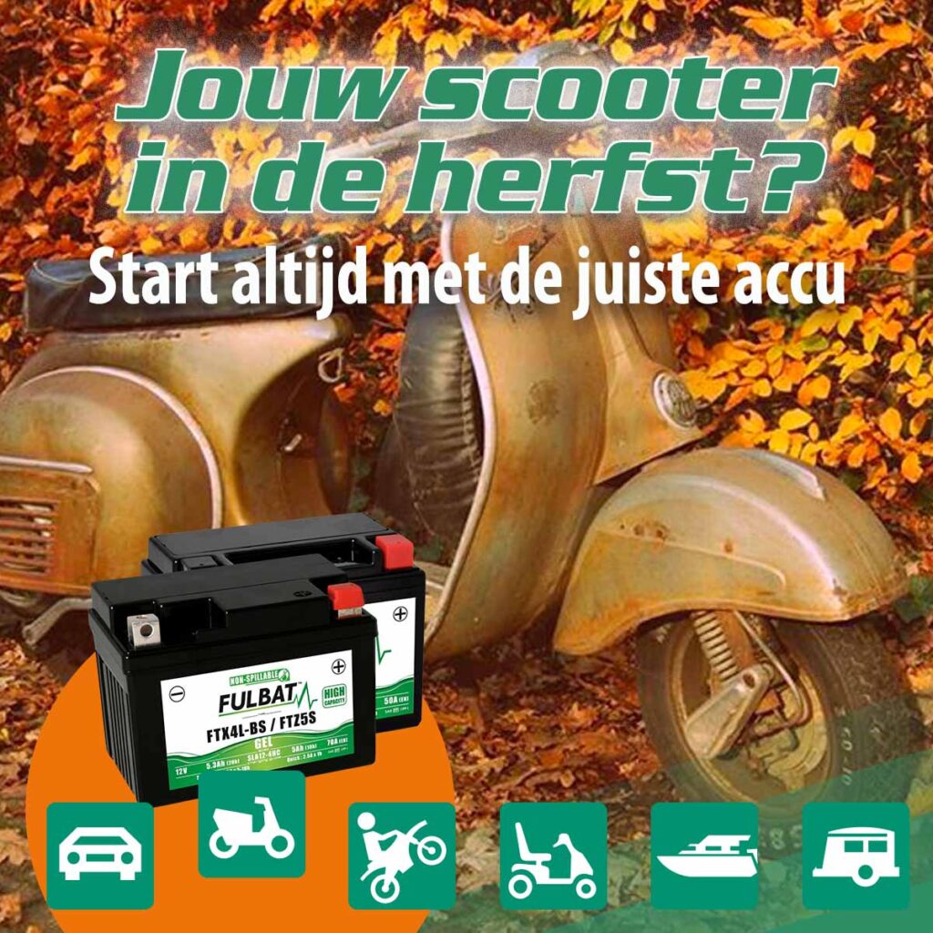 jouw scooter klaar voor de herfst